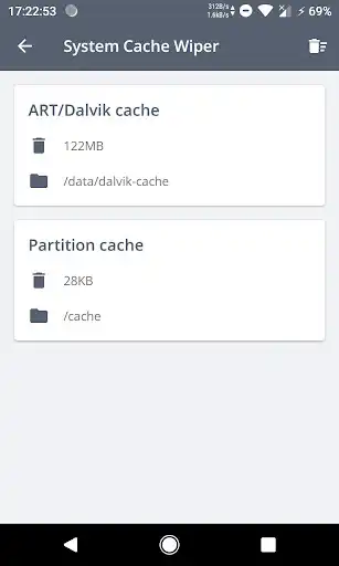 Play Easy Cache Wiper [Root] as an online game Easy Cache Wiper [Root] with UptoPlay